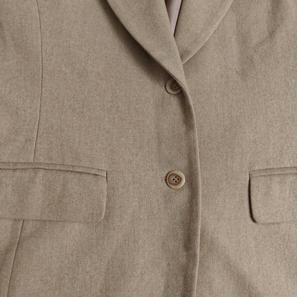 Pendleton Women's Beige Wool Two Button Blazer Cl… - image 6